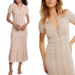 Free People Amory Midi Sweater Dress